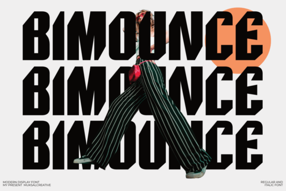 Bimounce: Elevating Modern Design with Sleek Display Typography