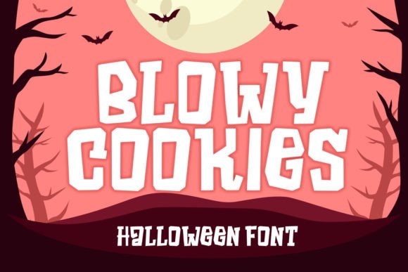 Blowy Cookies: Whimsical Halloween Fonts