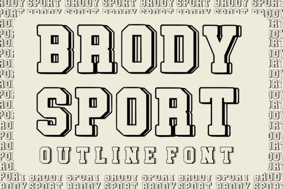 Brody Sport: Elevating Winter and Holiday Branding with Vintage College Typography
