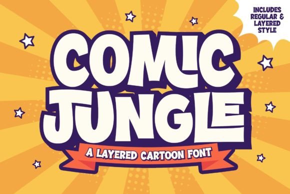 Comic Jungle: A Playful Typeface for Bold Branding