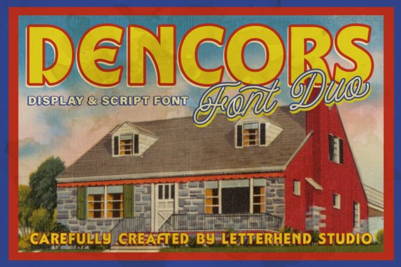 Dencors: Reliving the Golden Era of Art Through Timeless Typography