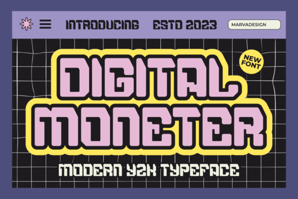 Digital Moneter: Why This Modern Techno Y2K Font Is Reshaping Brand Identity