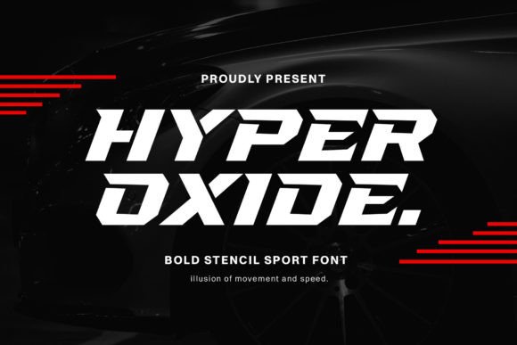 Hyper Oxide: Redefining Bold Stencil Typography for Modern Design