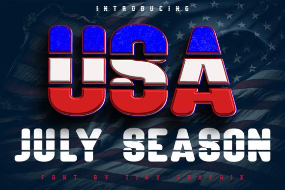July Season: Bold Typography for Summer Design