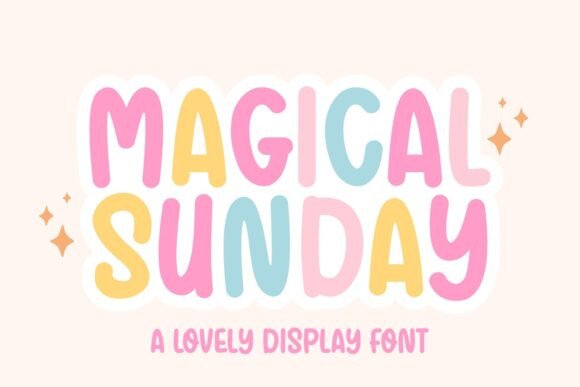 Magical Sunday: A Dreamy Display Font