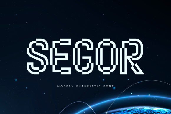 Segor: A Modern Font for Futuristic Design