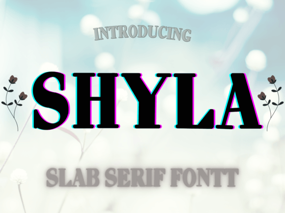 Shyla: Elevating Your Creative Projects with a Fun and Quirky Display Font