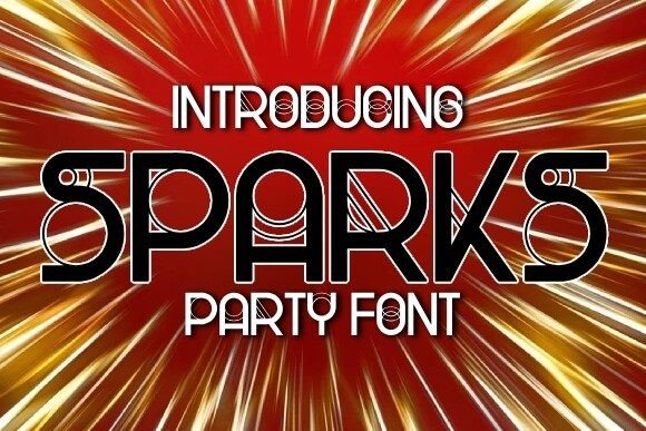 Sparks: The Elegant Retro Font for Stunning Designs
