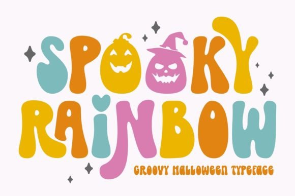 Spooky Rainbow: Reviving Retro Charm in Modern Halloween Design
