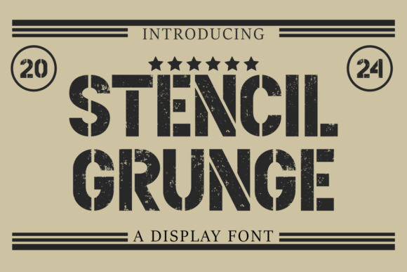 Stencil Gruge: Evaluating a Vintage-Inspired Display Typeface