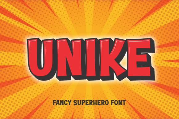 Unike: Bold Superhero Font for Modern Design